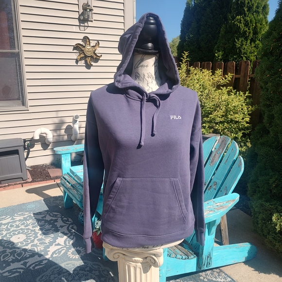 Fila Purple Hoodie Sweatshirt - Picture 1 of 10